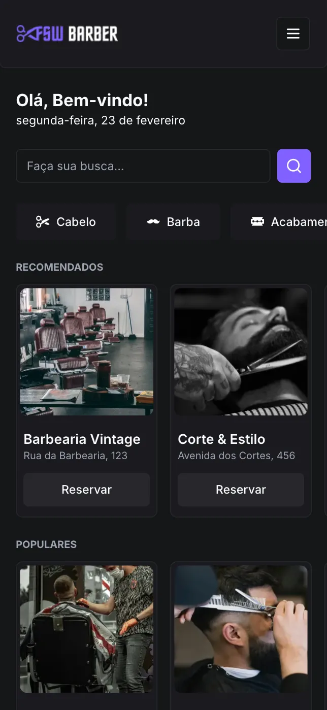 barber Mobile App